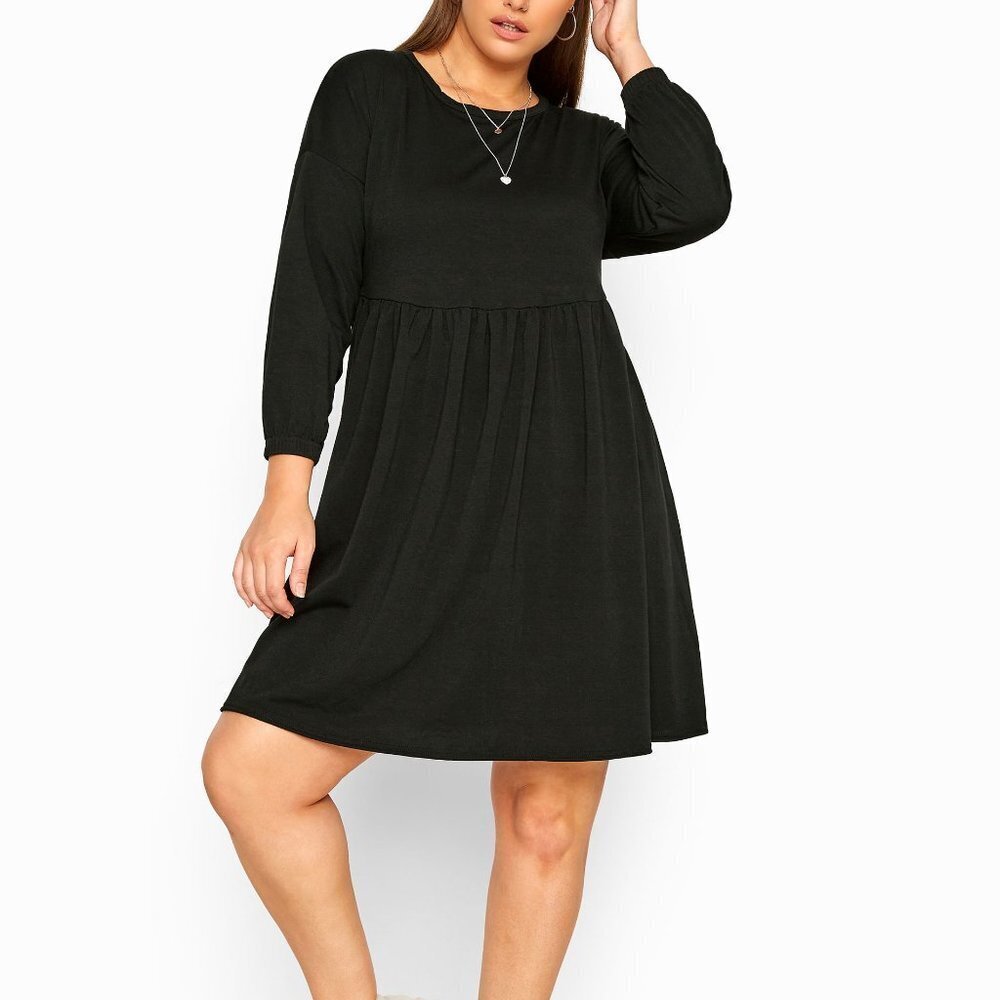 Limited Collection Women's Plus Peplum Sweatshirt Dress - US -22-24